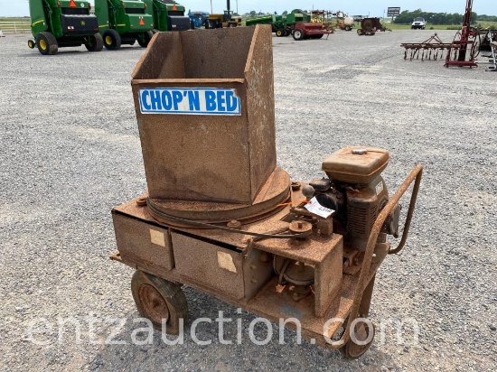 STRAW BALE CHOPPER, WISCONSIN MOTOR