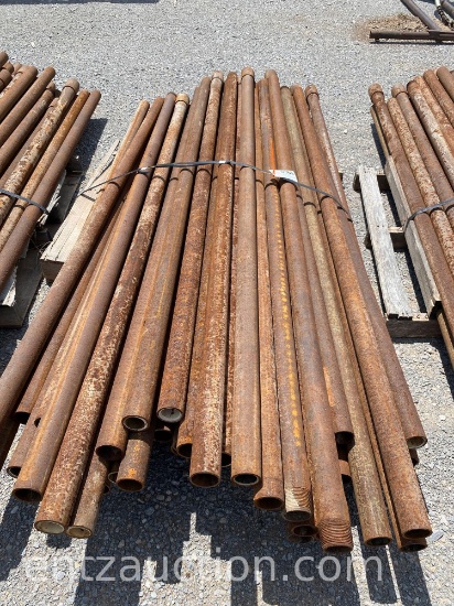 2 3/8" PIPE POSTS, 8' *SOLD TIMES THE