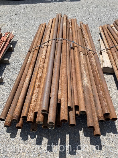 2 3/8'' PIPE POSTS, 8' *SOLD TIMES THE
