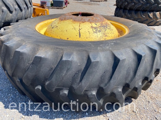 20.8R42 TIRE ON JD 10 BOLT RIM