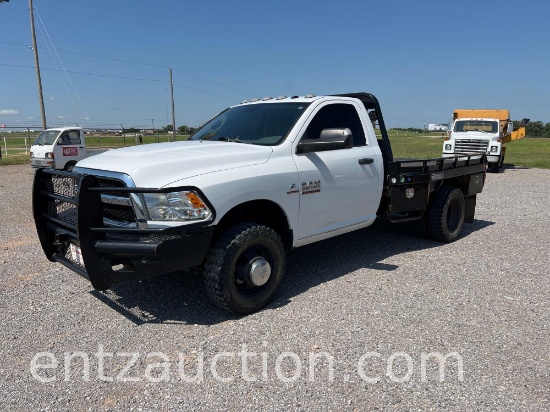 2018 DODGE 3500 PICKUP, SINGLE CAB, DUALLY,