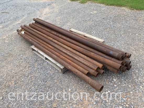 2 7/8" PIPE POSTS, 8' *SOLD TIMES THE
