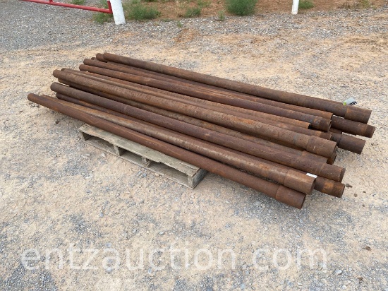 2 7/8'' PIPE POSTS, 8' *SOLD TIMES THE