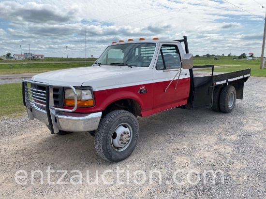 1995 FORD F350 PICKUP, SINGLE CAB, 4X4, AUTO,