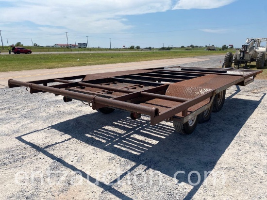 JANTZ COMBINE TRAILER, 10' X 22', CONVERTED INTO A
