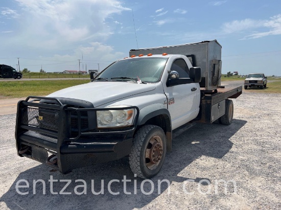 2009 DODGE RAM 5500 HD PICKUP, SINGLE CAB, DUALLY,