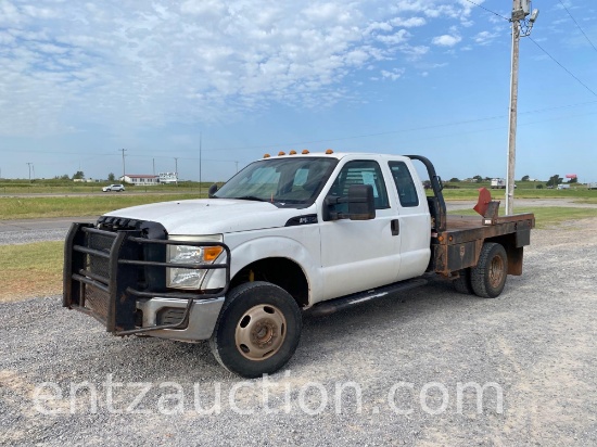 2011 FORD F350 PICKUP, EXT. CAB, DUALLY, AUTO