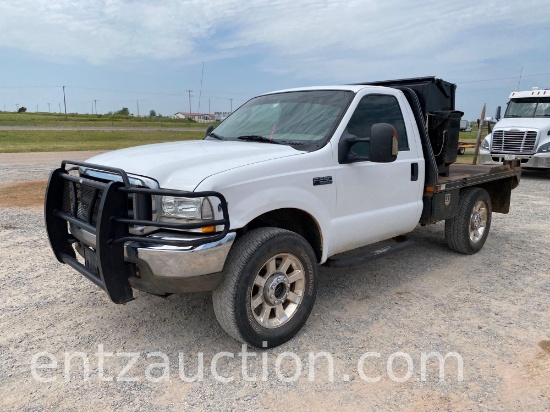 2004 FORD F250 XLT SUPERDUTY PICKUP, SINGLE CAB,