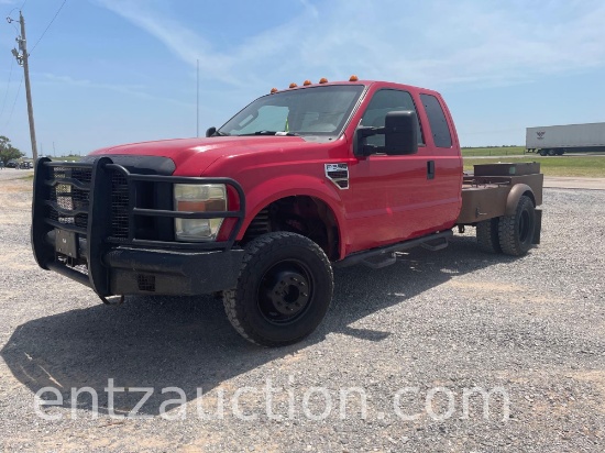 2008 F350 PICKUP, EXT. CAB, 4X4, 6.4L DIESEL