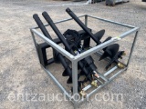 UNUSED GREATBEAR SKID STEER AUGER W/ 3 BITS,
