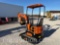 AGT MINI EXCAVATOR QH12, 14'' BUCKET, 39'' BACK
