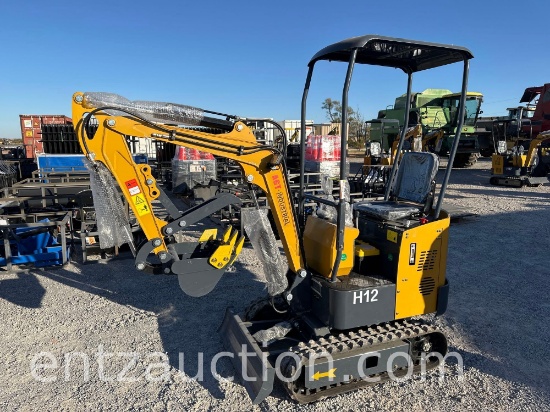 AGT MINI EXCAVATOR H12, 7" X 48" TRACKS, 14"
