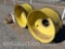 SET OF RIMS W/ HARDWARE, HAD 20.8-38 TIRES