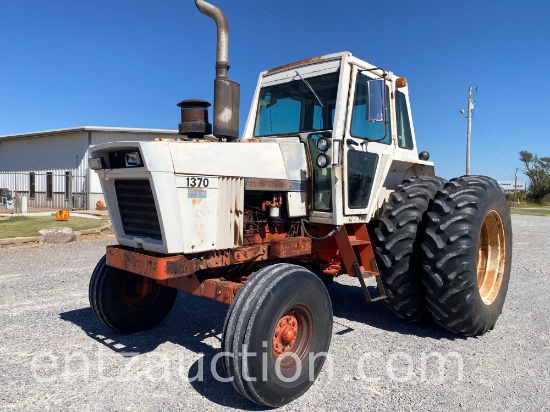 1977 CASE 1370 TRACTOR, 8.3L 6 CYL DIESEL, C&A,