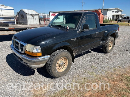 1998 FORD RANGER, 4X4, V6 GAS, STANDARD,