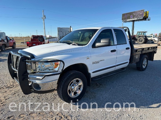 2006 DODGE 2500 BIG HORN PICKUP, CREW CAB, 4X4,