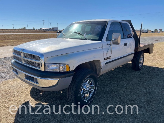 1998 DODGE LARAMIE 2500 PICKUP , EXT. CAB, 4X4,
