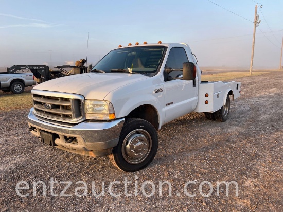 2003 FORD F550 PICKUP, SINGLE CAB, 6.0 L DIESEL,