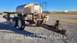 WYLIE 1000 GAL. SPRAYER, POLY TANK, TANDEM WALKING