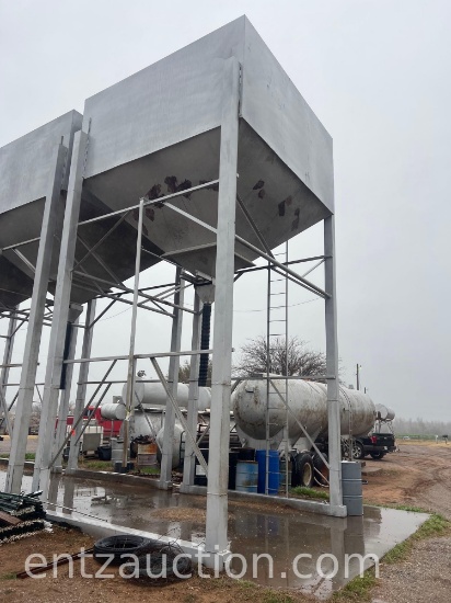 2005 OVERHEAD BIN-25 TON W/ LADDER, 12' CLEARANCE,