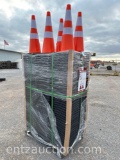 LOT OF STEELMAN PVC TRAFFIC CONES, 28