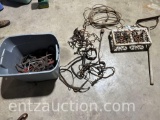 MISC LOT OF BITS, HALTERS, PEERLESS NO. 42 ANTIQUE