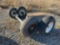 ANHYDROUS TRAILER AXLES, TORSION, 5 BOLT HUBS,