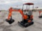 AGT INDUSTRIAL QH12R MINI-EX, 420 CC GAS ENGINE,