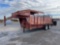 1993 CM GN STOCK TRAILER, 6' X 16', STEEL,