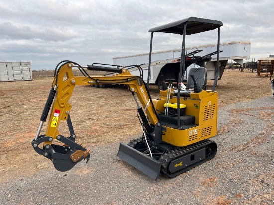 AGT INDUSTRIAL H15 MINI-EX, 420 CC GAS ENGINE,