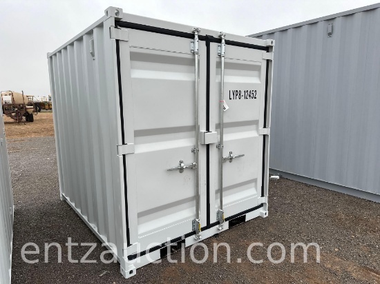SHIPPING CONTAINER, 80" X 98" X 88" W/ WALK