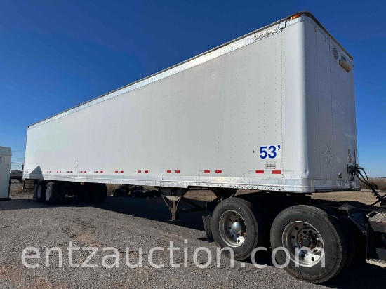 2005 GREAT DANE DRY VAN TRAILER, 53' X 102", ROLL UP