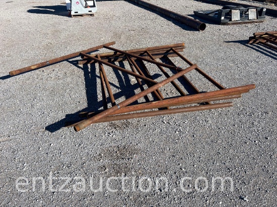 2 7/8" WITH 2 3/8" CROSS BRACES, 8' TALL *SOLD