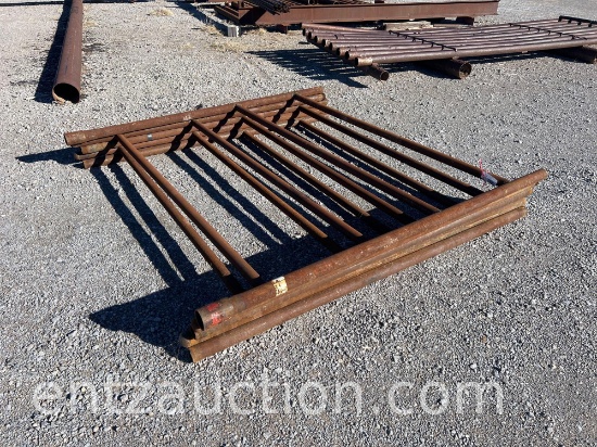 2 7/8" WITH 2 3/8" CROSS BRACES, 8' TALL *SOLD