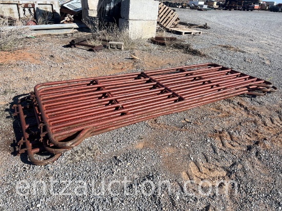 LOT OF 3) 12' CATTLE PANELS 7 BAR, 1) 14' CATTLE