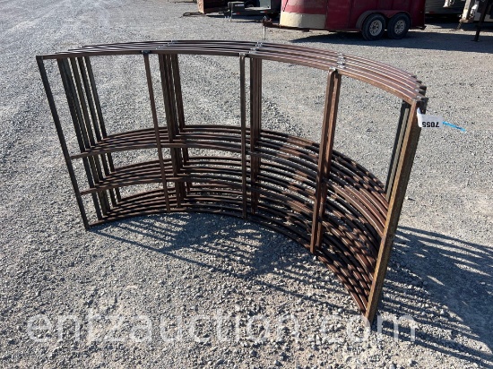 HD ROUND BALE FEEDERS, 48" TALL, 94" DIAMETER,