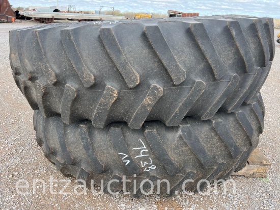 LOT OF 2 TIRES, 480/80R38