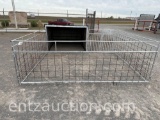 10' X 10' GOAT/CALF PEN W/ 6' X 8' BUILDING
