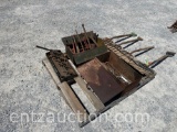 4) PITCH FORKS AND 2) TOOL BOXES & CONTENTS