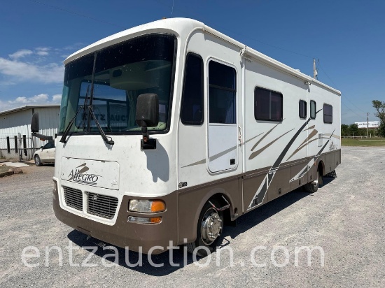 2004 ALLEGRO BAY MOTORHOME, 31', 2 SLIDES,