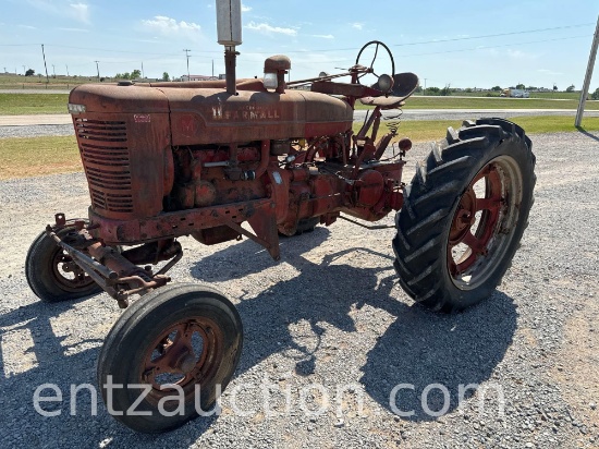 1952 FARMALL M TRACTOR, 540 PTO, GAS, 13.6-38,