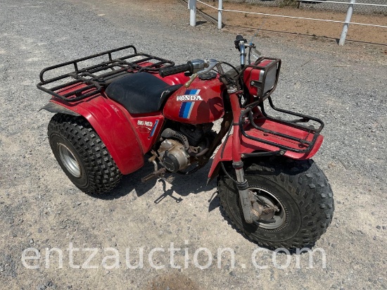 1984 BIG RED 200 HONDA 3 WHEELER, GAS, ELECTRIC