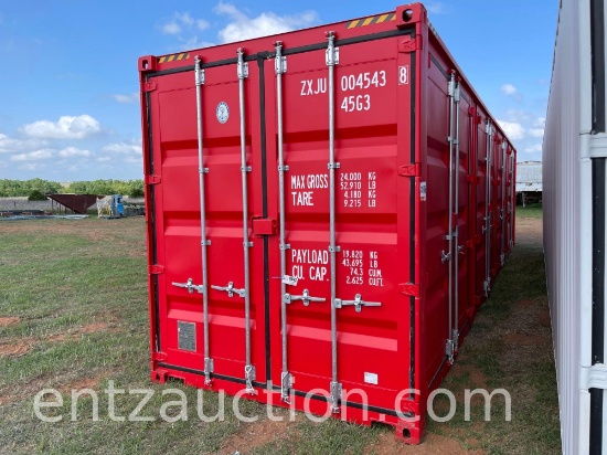 2023 SHIPPING CONTAINER, 8' X 40' X 9' 5", 4-8'