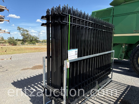 10' GALVANIZED FENCE PANELS W/ POSTS & CONNECTORS
