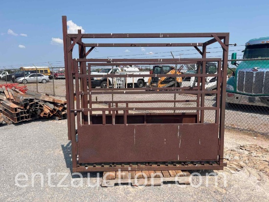 SHOPBUILT CATTLE CHUTE