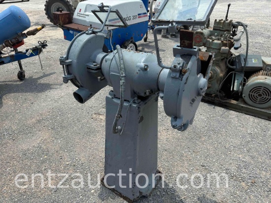 HISEY WOLF BENCH GRINDER, 3HP, 3 PHASE *WORKED