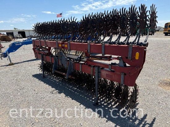 M&W 24' FOLDING ROTARY HOE, 3PT, SN: 565