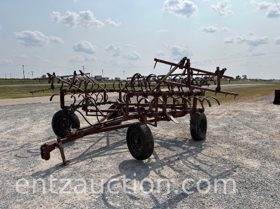 CRUSTBUSTER 24' SPRINGTOOTH, 2 BAR HARROW,