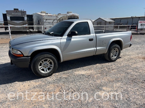 2004 DODGE DAKOTA PICKUP, AUTO, GAS, 2X4,