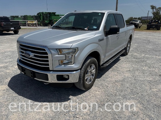 2016 FORD F150 XLT PICKUP, V8, GAS, AUTO, 4X4,